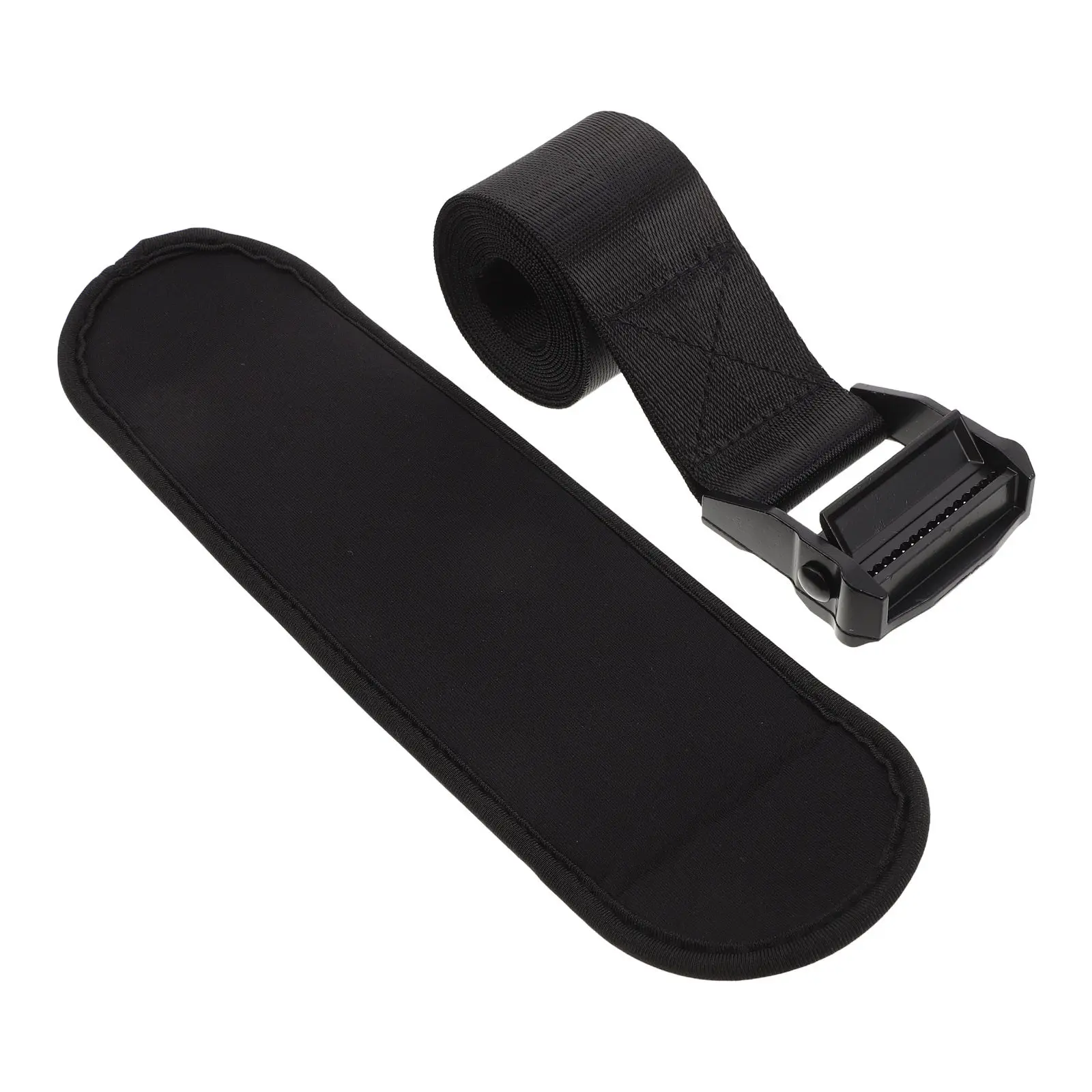 Nordic Hamstring Curl Strap Adjustable 78.7 Bench Strap Home Gym Exercise Tool Leg Training Strengthening Equipment Resistance