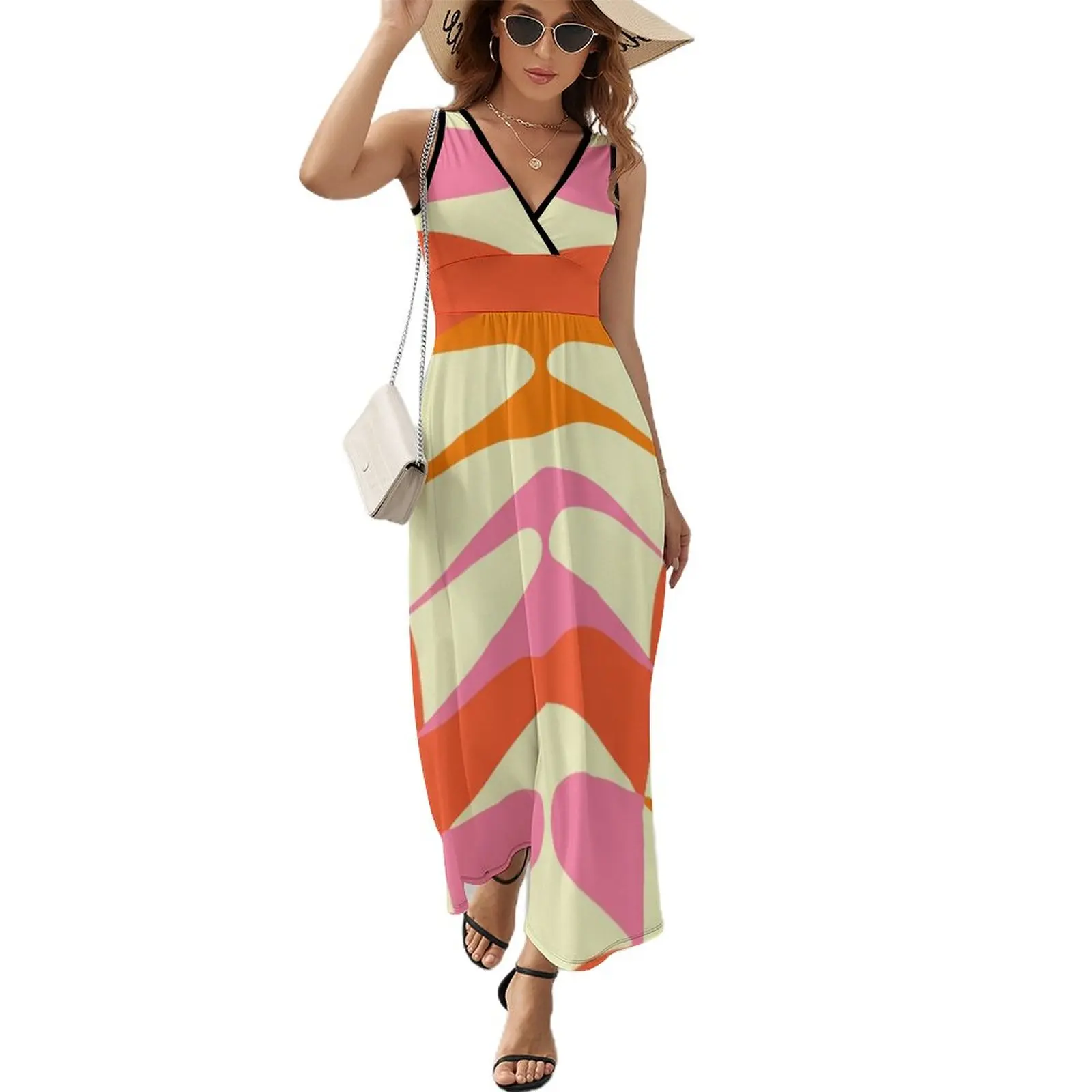 Zaha Sixties Sleeveless Dress Woman clothes dress summer dresses ladies 2023 Long dresses