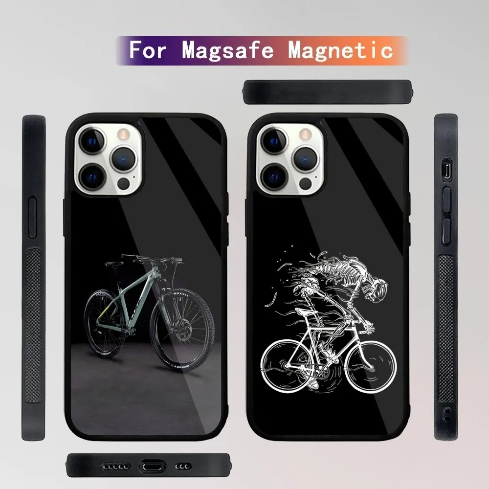 

F-FixieS Gear Bike Phone Case For iPhone 16,15,14,13,12,11,Plus,Pro,Max Mini Magsafe Magnetic Wireless Charging
