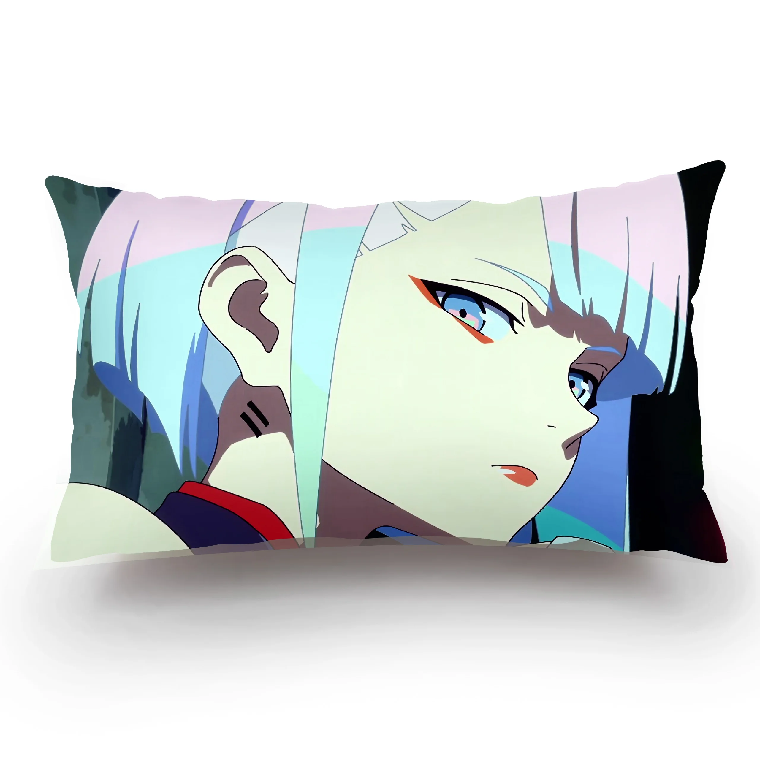 Bocchi The Rock Pillow Covers Cartoon Sofa Decorative Home Double-sided Printing Short Plush Cute Cushion Cover