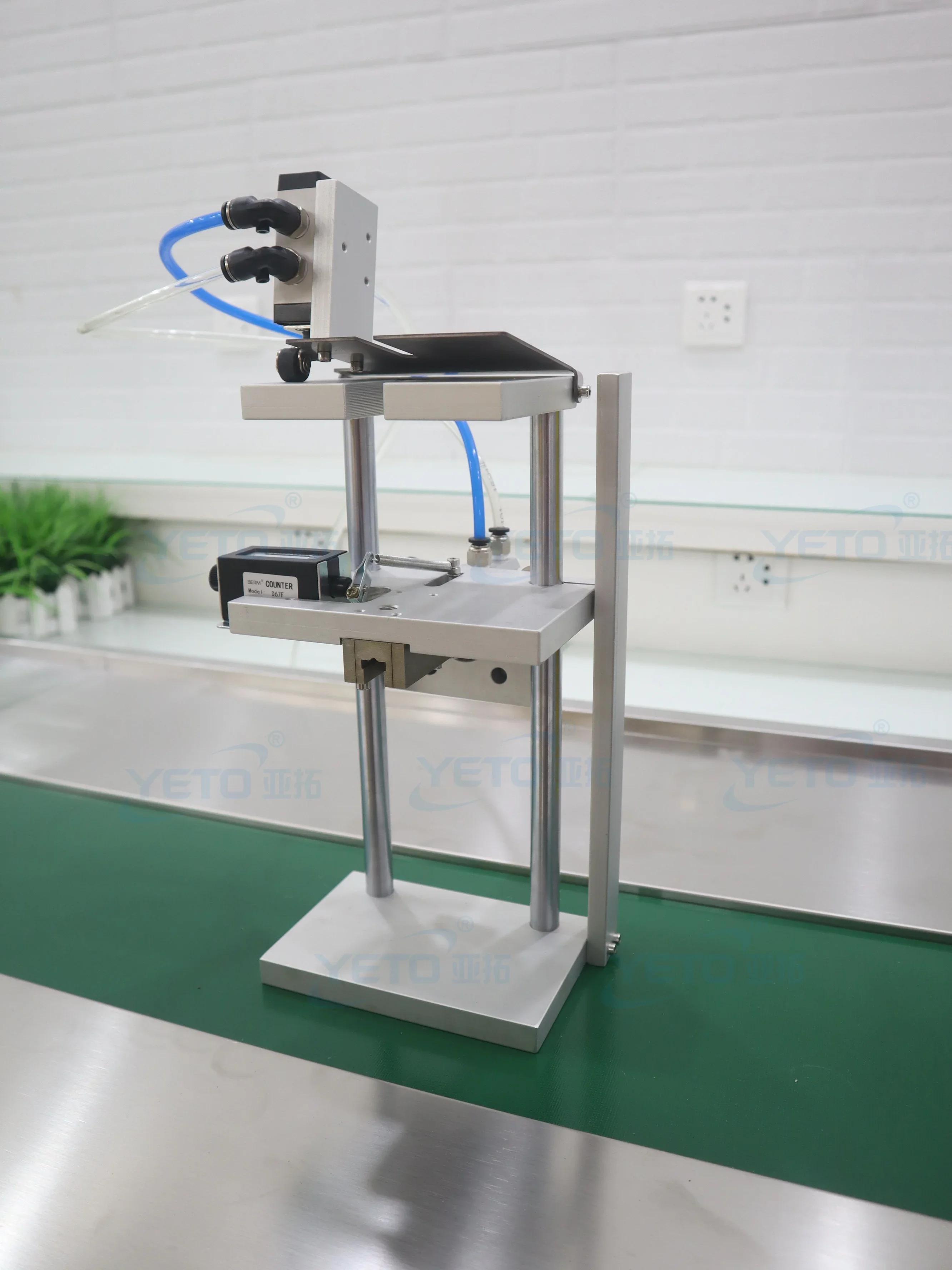 YETO Perfume Bottle Pipe Cutter Dip Tube Cutter Perfume Pump Tube Cutting Machine Plastic Lotion Pump v Shape Cutting Shape