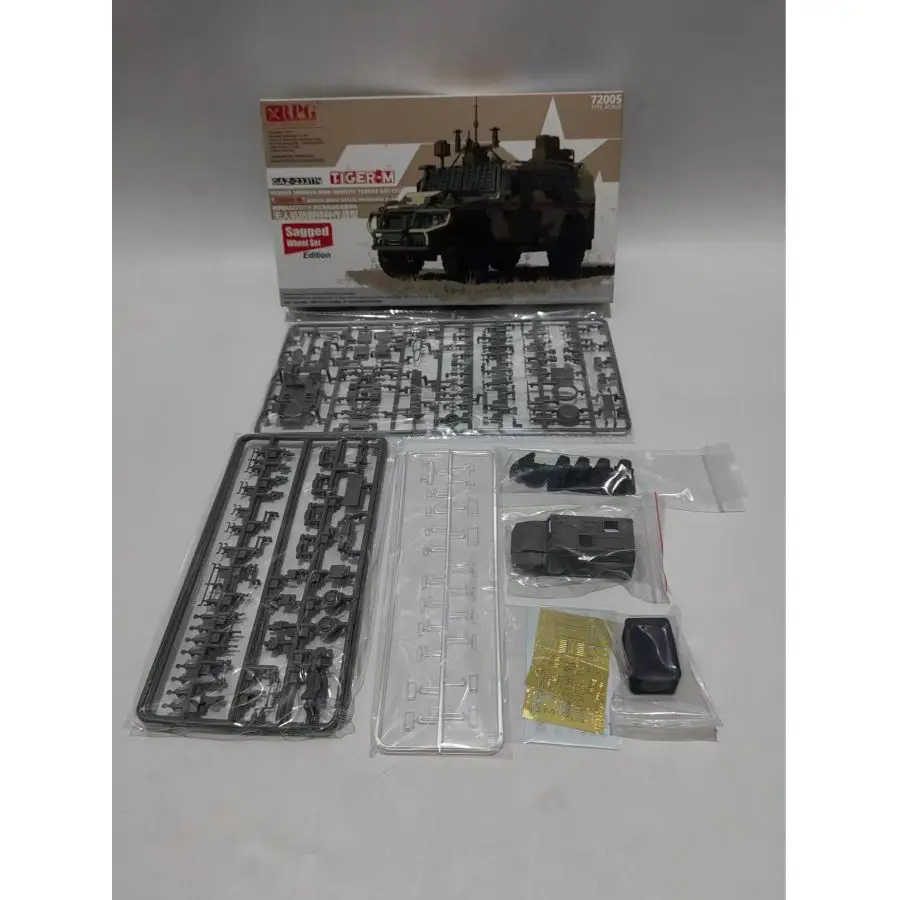 72005A RPG 1/72 Russischer GAZ-233114 Tiger-M Verteidigungsdrohnen-Spezialeinsatz-Modellbausatz – Aktualisierte Reifenversion