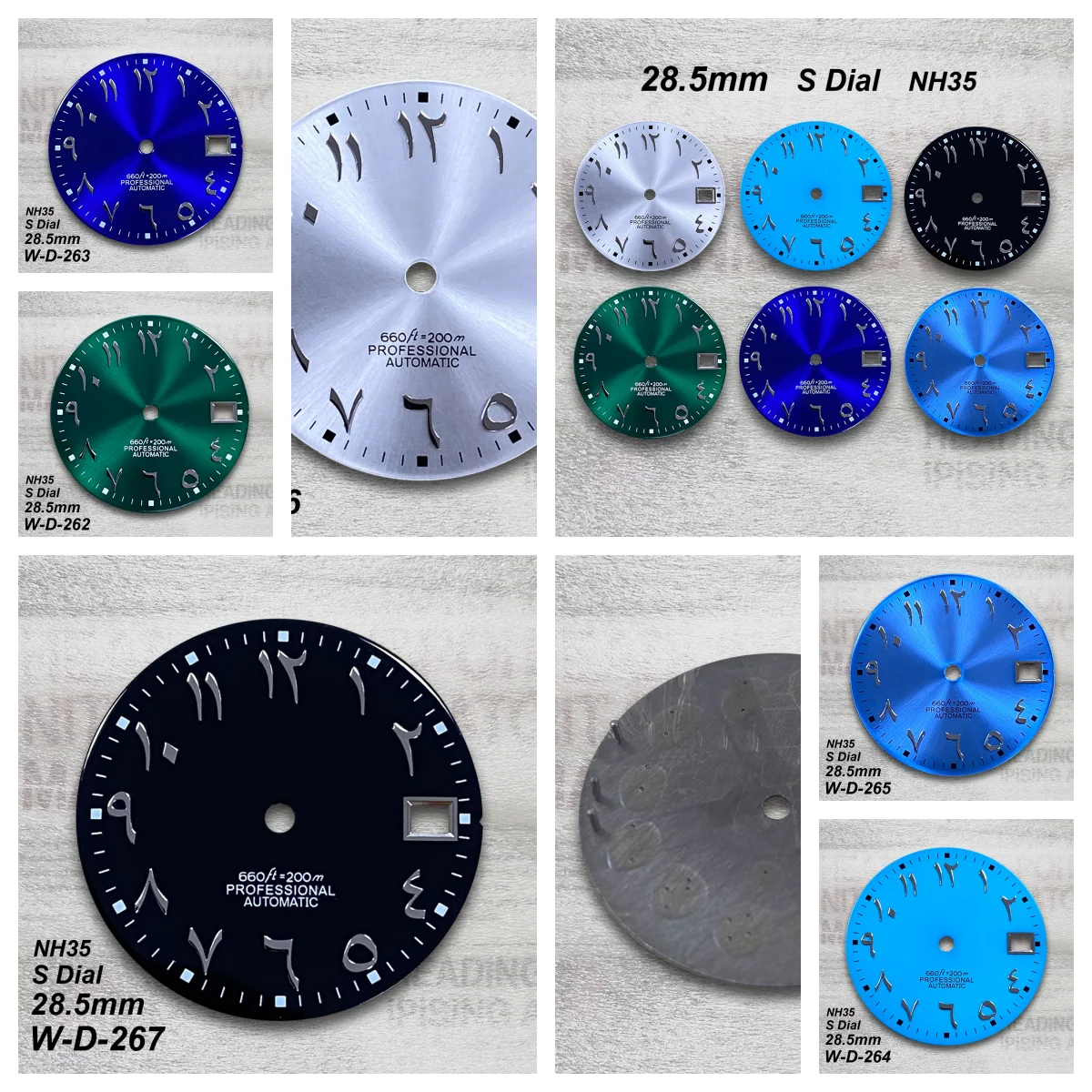 

28.5mm S Logo Arab Sunray Dial Suitable For NH35/36 Japan Movement High Quality Watch Modification Accessories