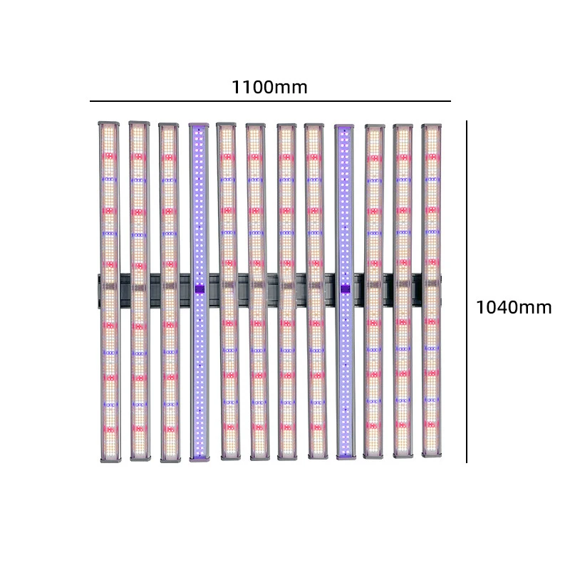الإضاءة التكميلية لمصنع الأخطبوط، مصباح نمو النبات ثنائي القناة كامل الطيف، مصباح زراعة LED بالأشعة فوق البنفسجية بالأشعة تحت الحمراء
