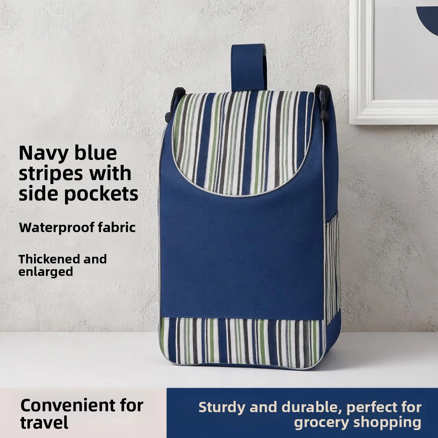 new-oxford-cloth-shopping-cart-small-pull-car-luggage-climbing-hand-driven-cart-baggage-bag-canvas-vegetable-buying-car