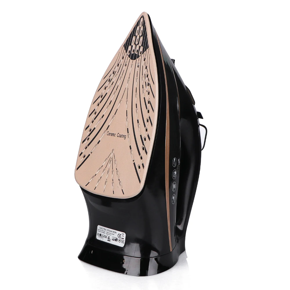 2600 واط مكواة بخار كهربائية غير عصا Soleplate قابل للتعديل ترموستات للملابس آلة مكوّاة الملابس للاستخدام المنزلي