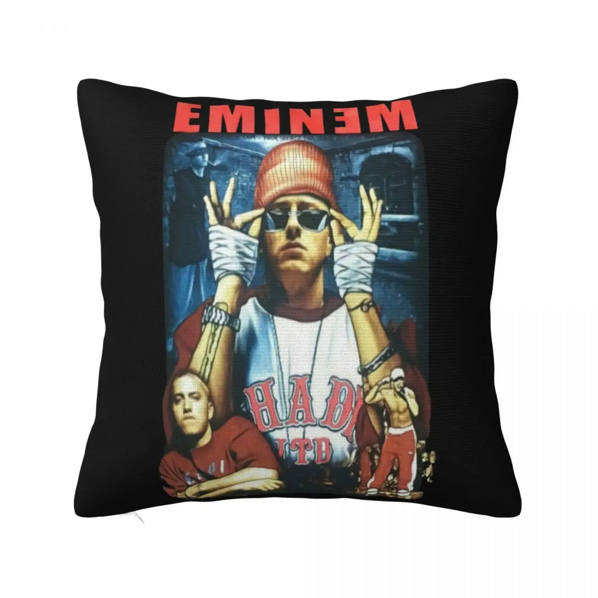 Vintage Eminem Slim Shady Cotton Black Men M To 3Xl Holiday 3D Simple Discount Summer Style Pillow Case