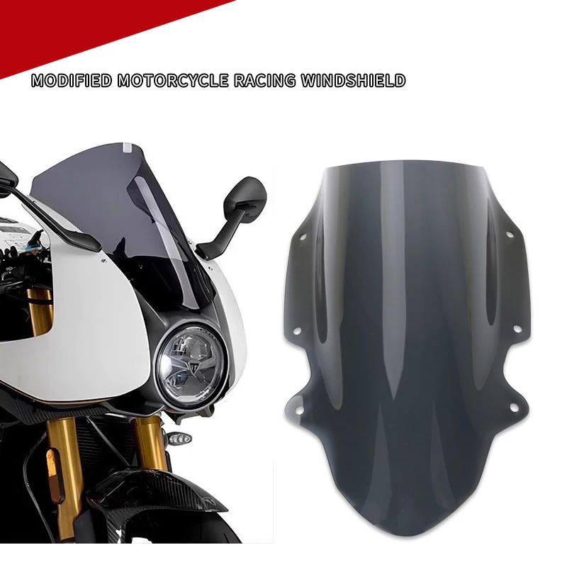 

For 1200RR 2022-2024 Motorcycle Windshield Enlarge Wind Spoiler Cover Heighten Windscreen Wind Screen Protector