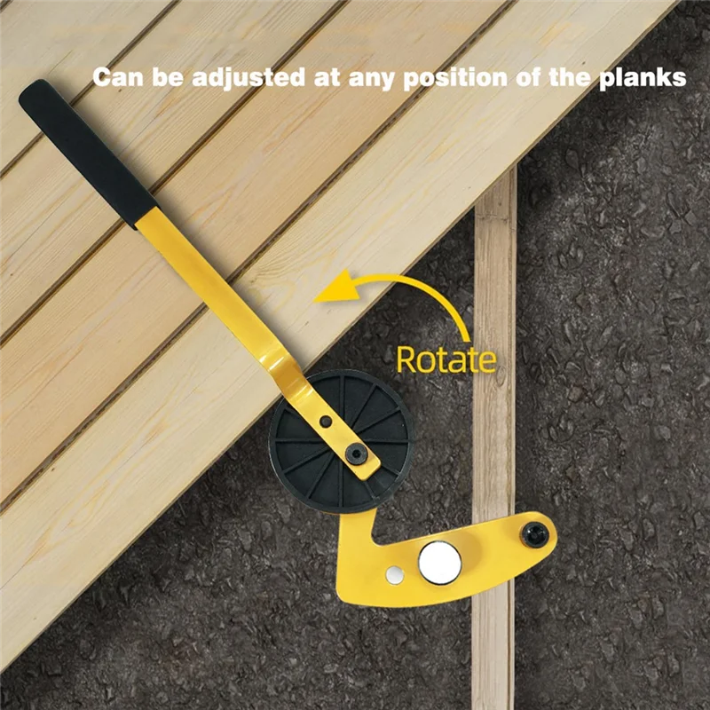 Herramienta de enderezamiento de A95I-Deck, palanca de doblado de tableros de cubierta para fijar la deformación de tableros de cubierta durante la instalación