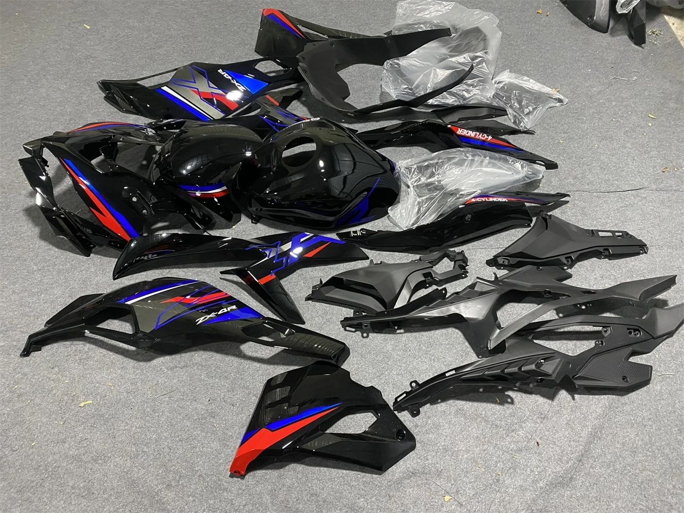 Motorcycle Fairings Kit Fit For ZX-25R ZX-4R 2019 2020 2021 2022 2023 Bodywork Set High Quality ABS Injection Black red Blue