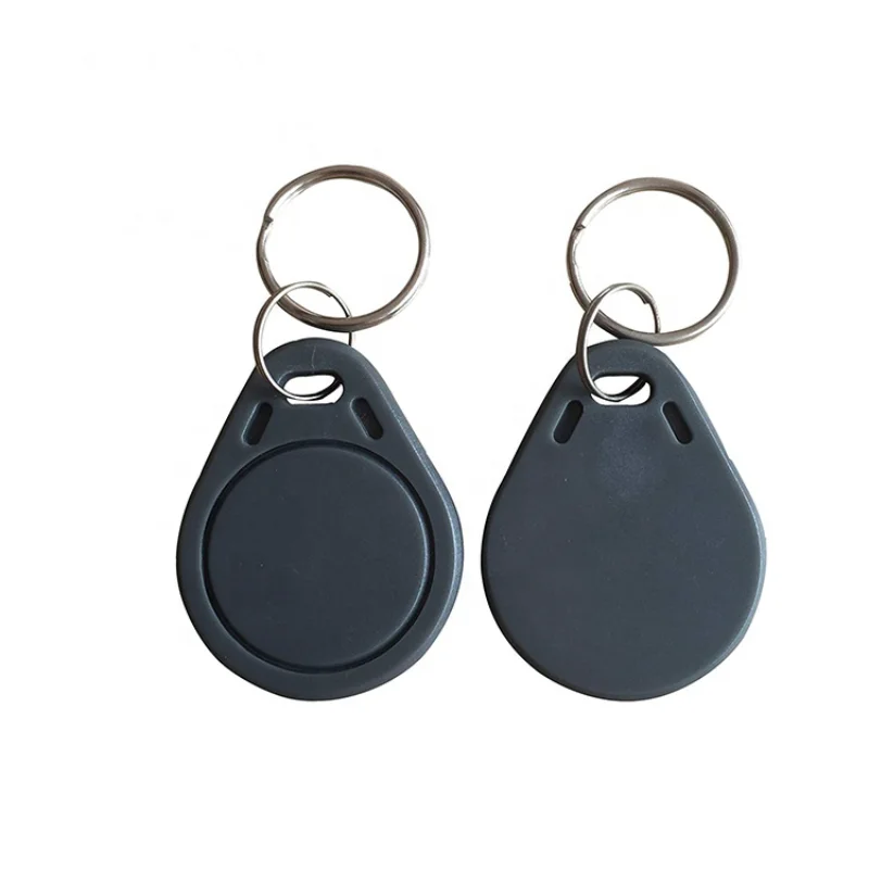 10Pcs RFID Keytags Mifare 13.56MHz 14443A M1 S50 Small Smart IC Key Ring Tag Keyfob Token Nfc Access Control Keycard