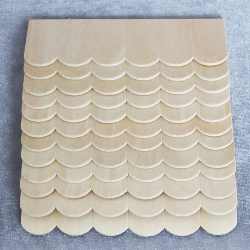 

Деревянные кровельные черепицы и аксессуары для кукольного домика, 2 штуки в упаковке, DIY, статическая модель, игровые наборы для сценариев домашней жизни, игрушки для всех.