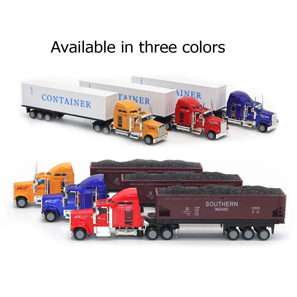 Mini Diecast Simulation Alloy Car Carrier Truck Model Boy Christmas Toys Miniature Vehicles Carrier Truck For Kids