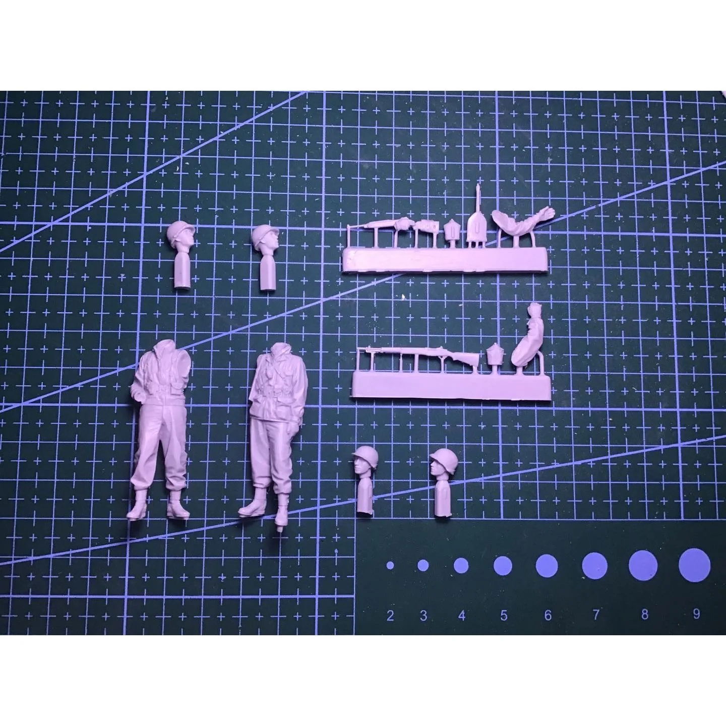 1/35 الراتنج نموذج أمريكا الجندي الراتنج نموذج أطقم الشكل الجندي GK مجموعة غير مجمعة وغير مصبوغة