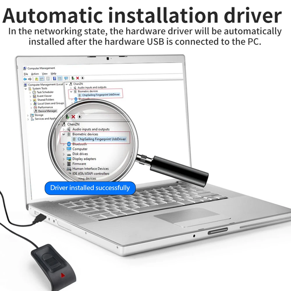 pc Fingerprint Reader USB Fingerprint Reader Desktop Biometric Scanner Password  Fingerprint Scanner for PC Laptop Fingerprint