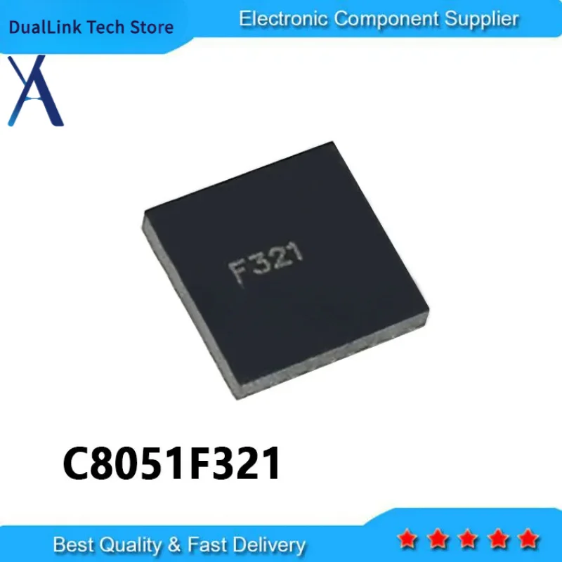 

10PCS/lot C8051F321 C8051F321-GMR F320 QFN28