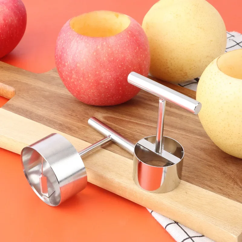 

Fruit Core Digger Apple Pear Core Coring Cutter Stainless Steel Fruit Core Pitter Remover Separator for Kitchen Accessories
