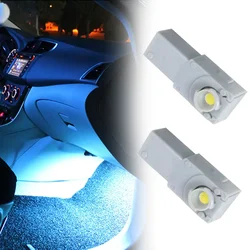 2x Car LED Footwell Atmosphere Lamp Illumination Interior Decor Light Connector Illuminator Footwell Lamp Car Light for Toyota