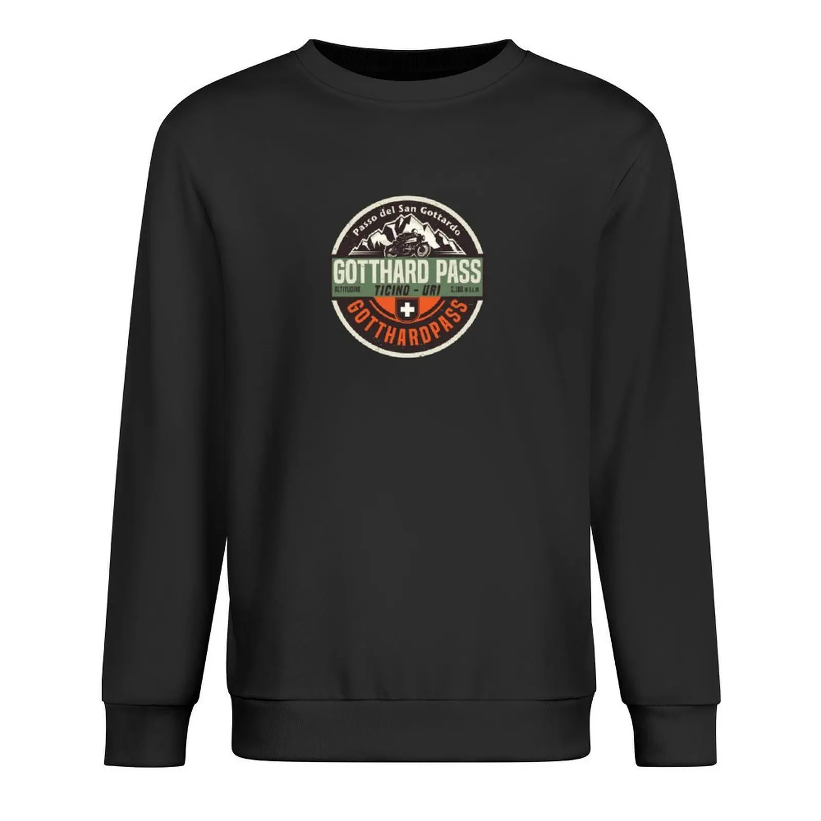 

Gotthard Pass, Switzerland Pullover men's sweat-shirt men's clothing autumn clothes for men men's sweatshirts