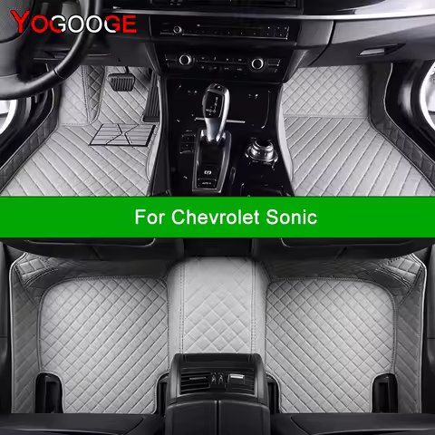YOGOOGE Custom Car Floor Mats For Chevrolet Sonic Auto Carpets Foot Coche Accessorie