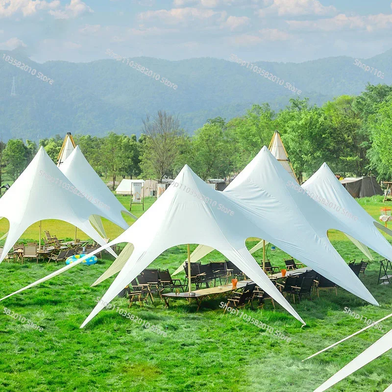 Suitable for oversized 80 person camping tents - beach sunshade suitable for family holiday parties and outdoor gardens