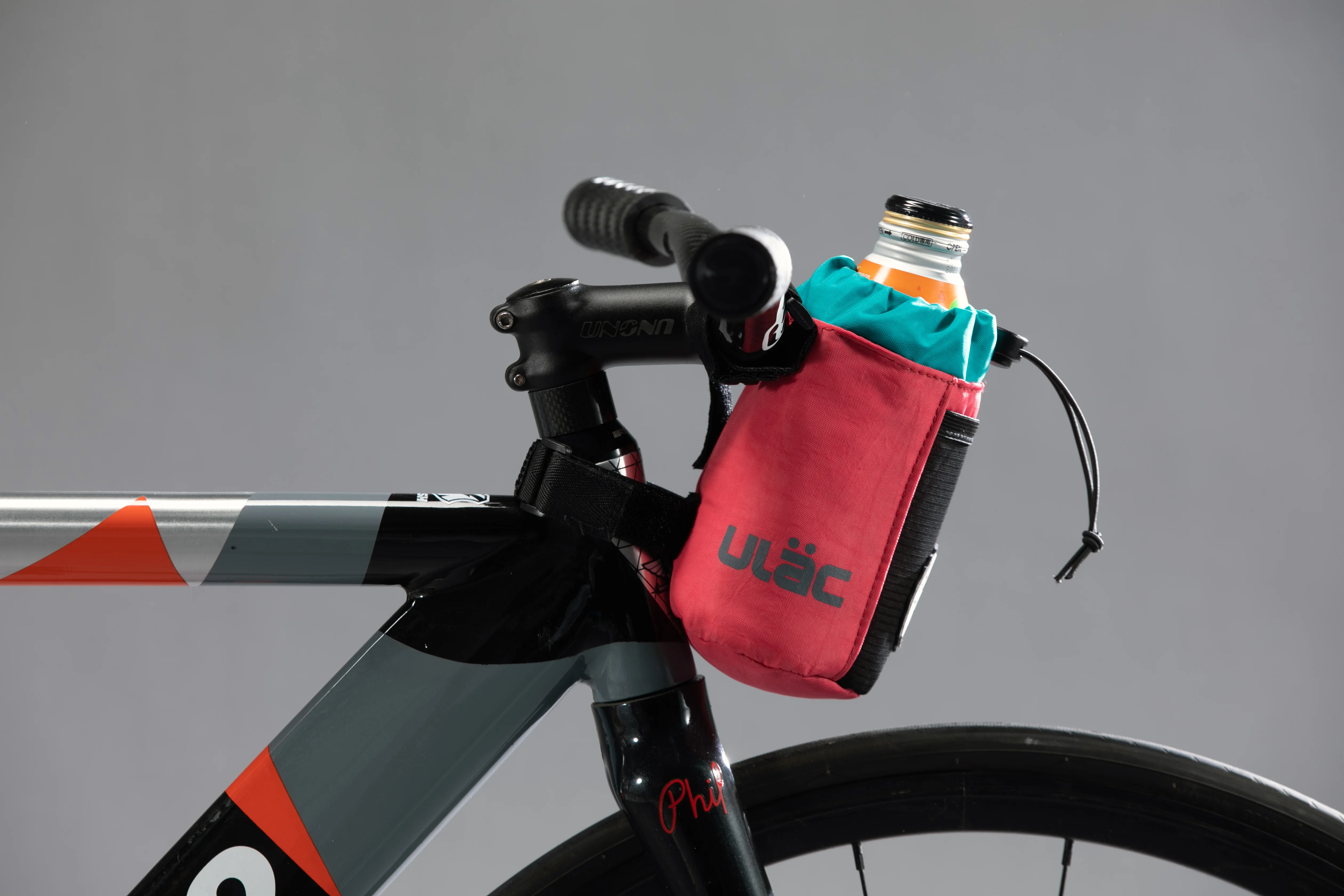 ULAC Fahrrad-Lenkertasche, 1/1,1 l, MTB, Rennrad, Roller, C-HOLD, wasserdichte Vorbautasche, Radfahren, Wasserflaschentasche mit abnehmbarem Streifen – Detail 34