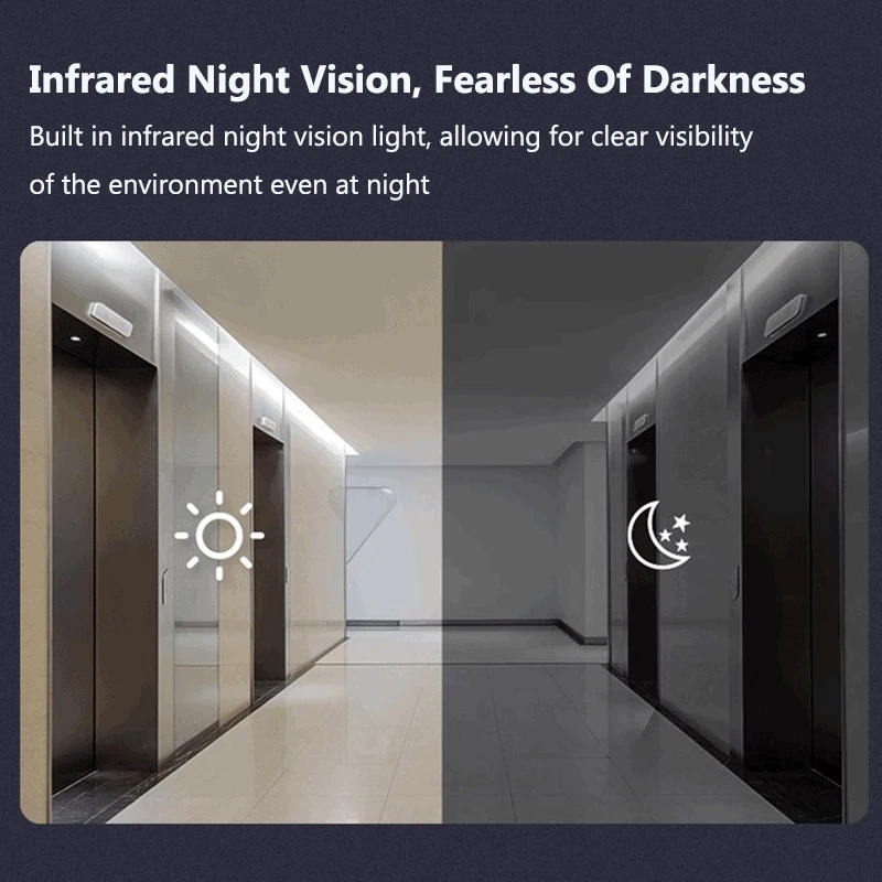 1080P 4.3 Inch IPS Screen 2.4G Wireless Visual Intercom Doorbell with Screen Wireless Smart High-definition Video Monitoring