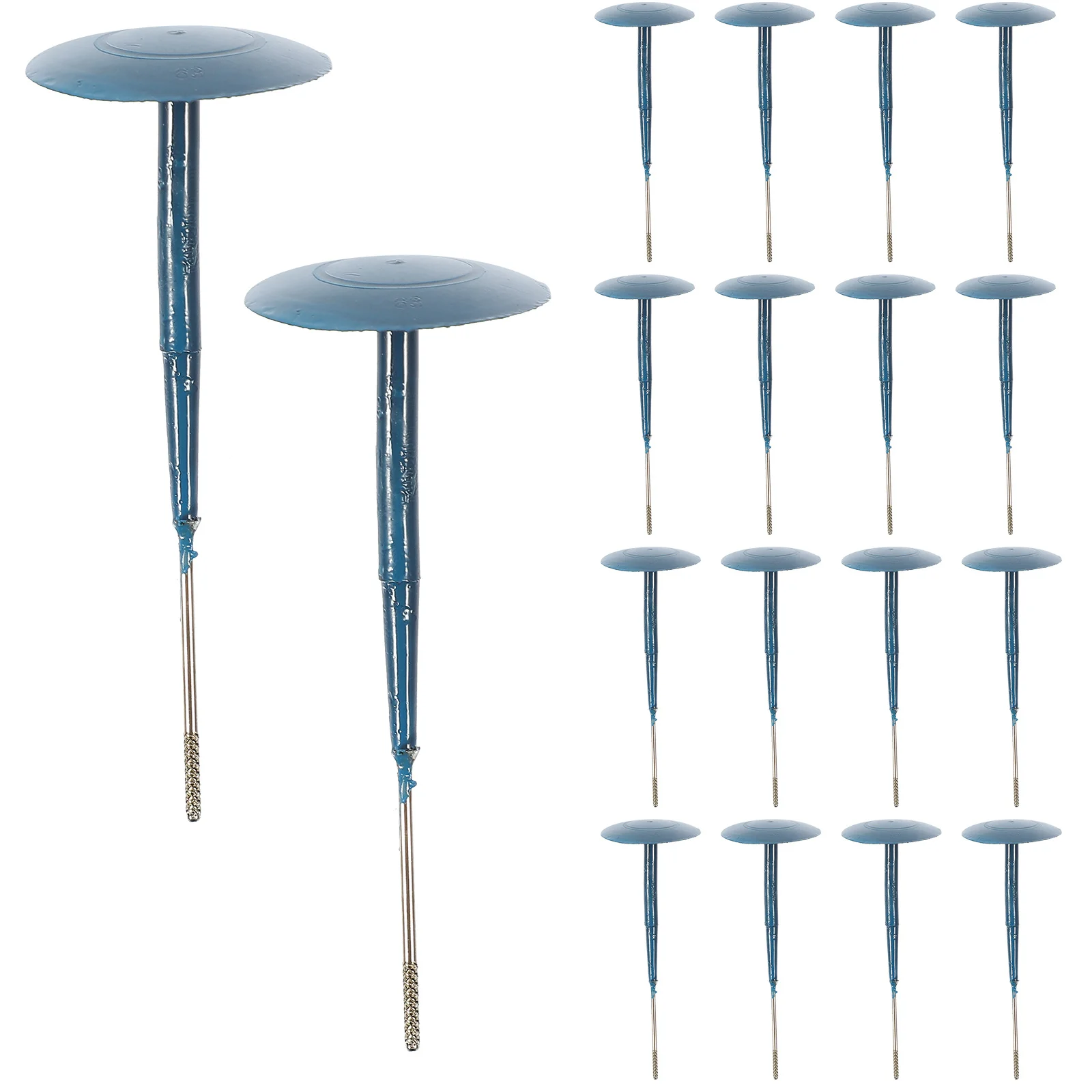 

20 шт., патчи для ремонта шин, легкие портативные 3 мм головки, комплект для аварийного крепления мотоцикла и автомобиля, ремонт шин, гвоздь