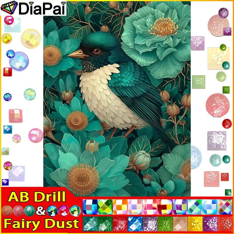 DIAPAI Fairy Dust AB Square/Round Drill 5D DIY Diamond Painting 