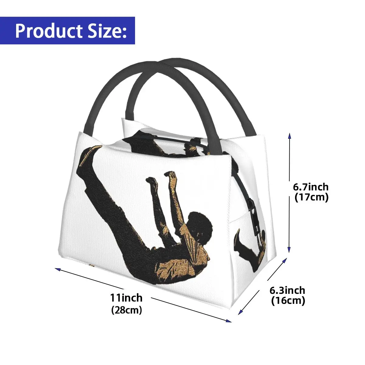 Imagine Dragons Insulated Lunch Bag for Women Bento Storage Food Boxes Portable Container Cooler Thermal Lunch Box Tote