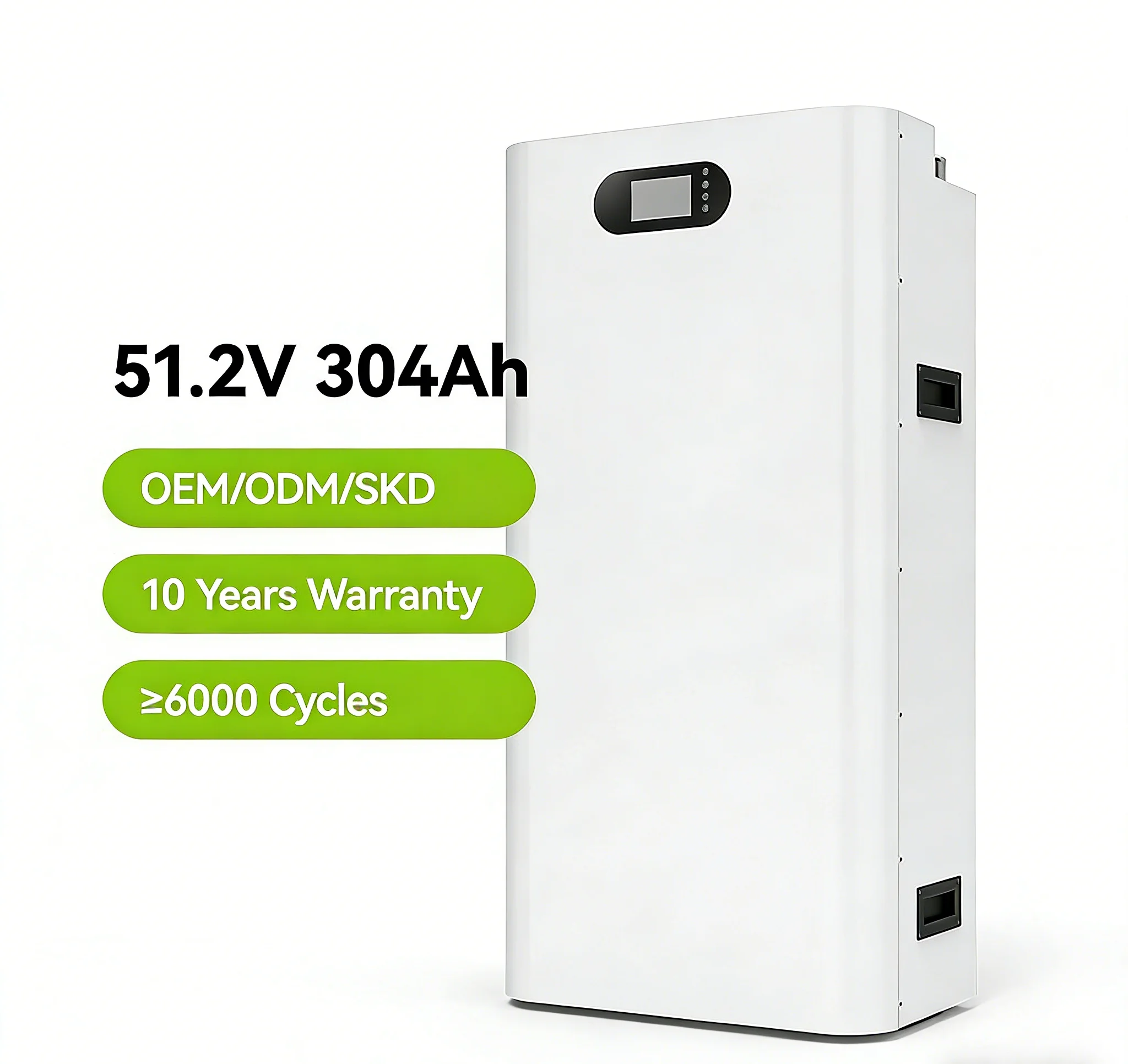 51.2V 560Ah 628Ah LiFePO4 All in One Energy Storage 12KW 3 Phase Inverter with WiFi & Active Balancer for Home