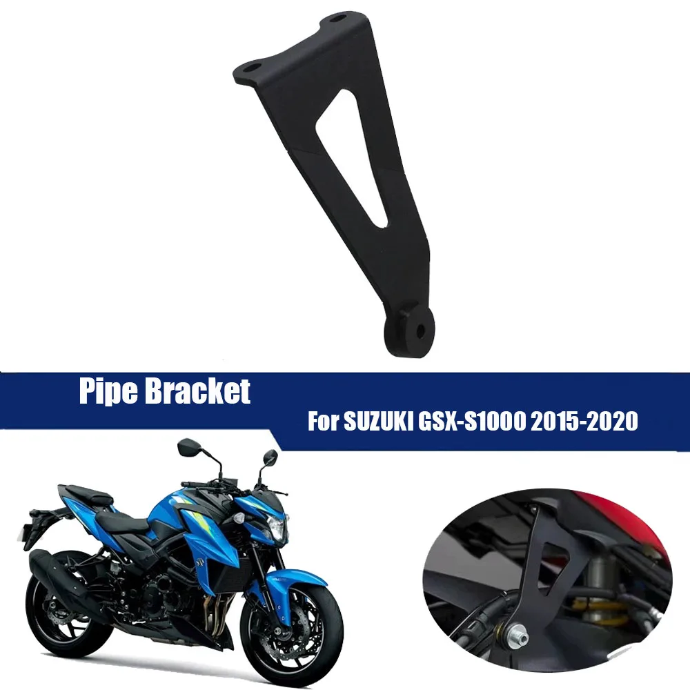 Motorcycle Accessories Exhaust Pipe Hanger Muffler Support Bracket Holder Aluminum For Suzuki GSX-S1000 GSX-S1000F 2015-2020