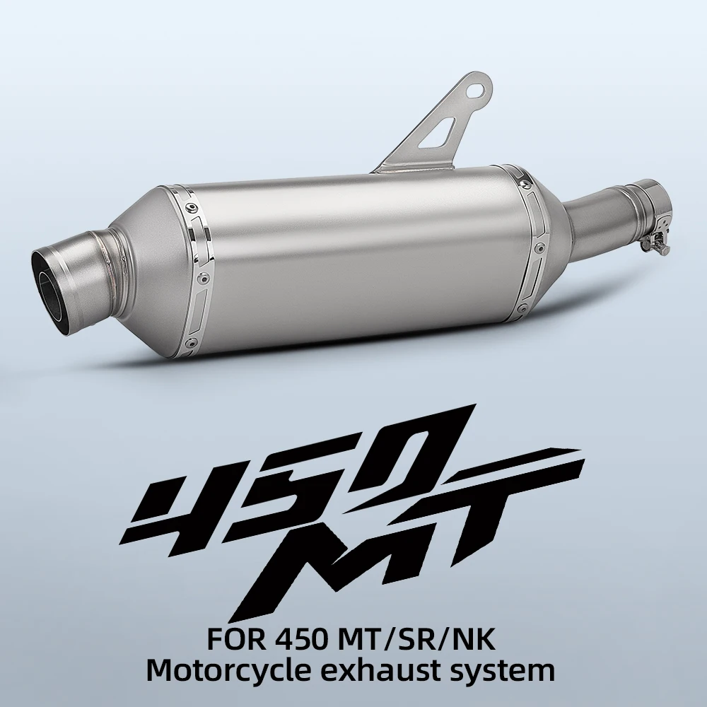 

Motorcycle exhaust systems stainless steel pipe Exhaust DB Killer muffler for 450MT 450SR 450NK