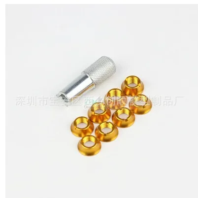 Chuangshun Model/FUTABA Remote Control JR/Frsky Gear Switch Nut Toggle Switch Aluminum Alloy Color