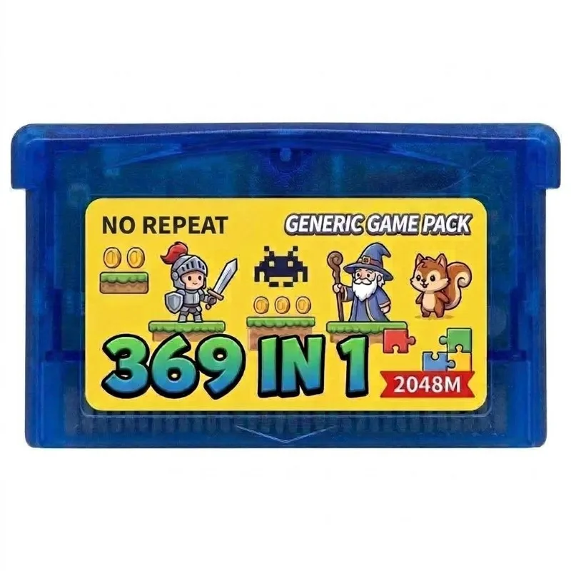 Retro 369 in 1 GBA Game Cartridge Multi Collection New Label for Game Console Portable Entertainment - view 3