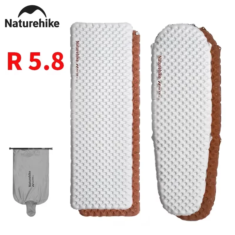 

Naturehike Camping Inflatable Mattress R 5.8 Ultralight Portable Foldable Tent Sleeping Pad Outdoor Travel Hiking Beach Mat