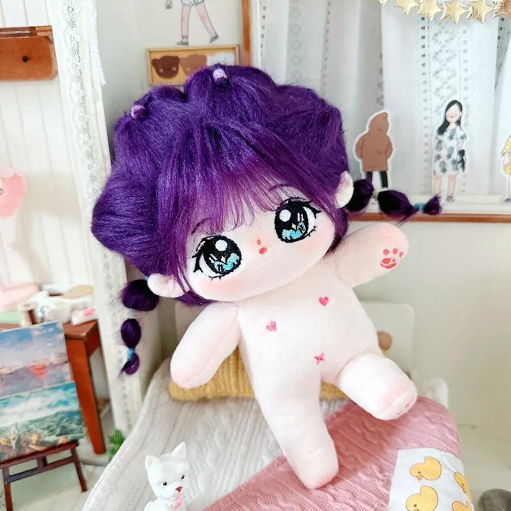 20cm Cotton Doll Soft Stuffed Plush Doll Dress Up Dolls Cute Plush Toy Anime Can Be Placed in A Shape Nude Doll