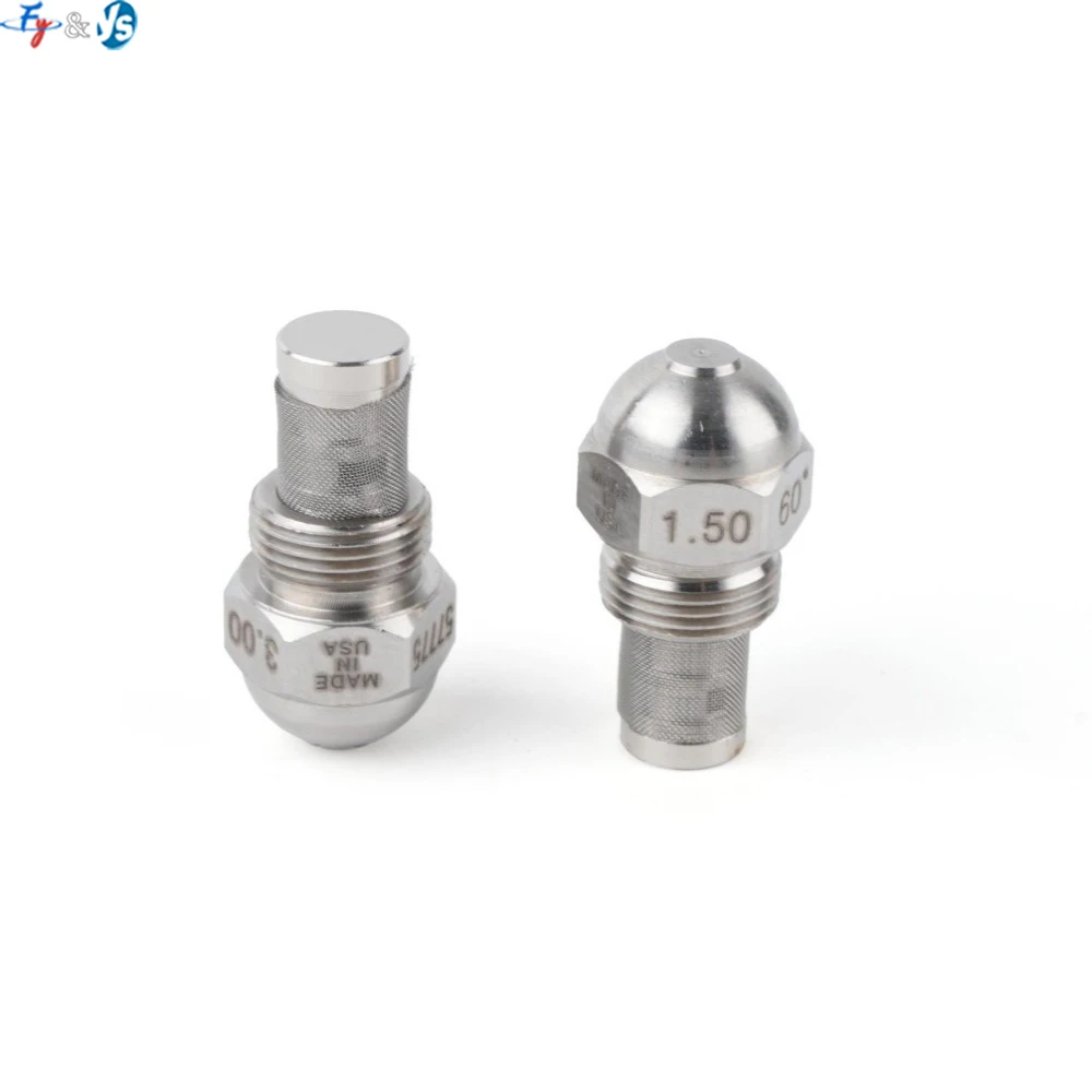 60 Degree Oil Burner Spray Nozzle Stainless Steel Atomizing Nozzle Dust Removal Humidification Diesel Oil Waste Oil Burner