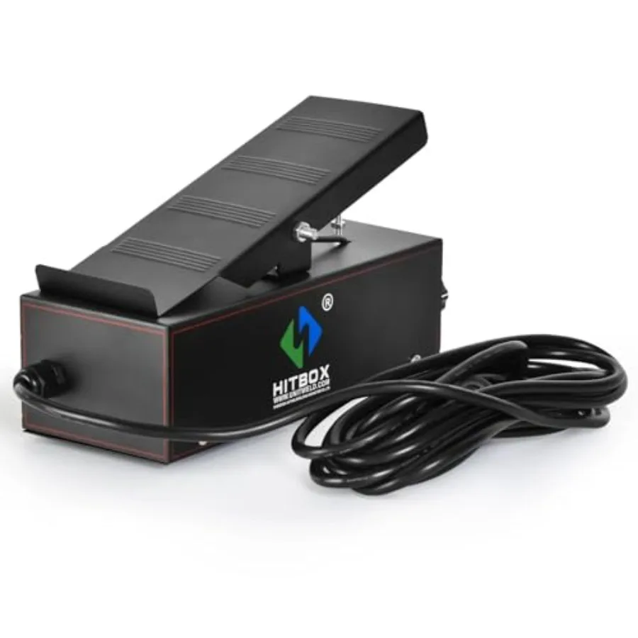 

TIG Welder Foot Pedal 5-Pin 10 Feet Cable Remote Amp Control TIG Welding Foot Pedal Only for HITBOX HBT250P TIG Welding