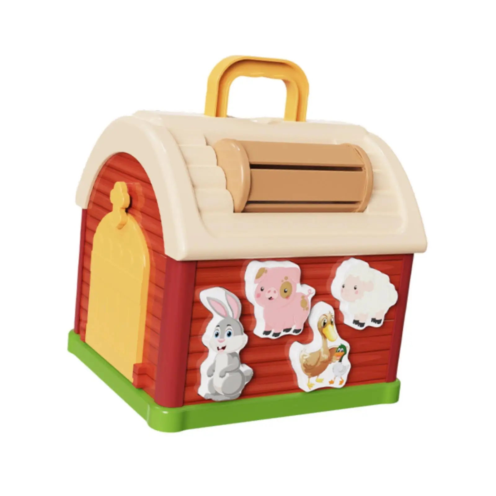 Vormsorteerder Baby Activiteit Kubus Kid Farm Animal Matching Toy Educatief speelgoed Kleurwaarneming Speelgoed voor kleuters