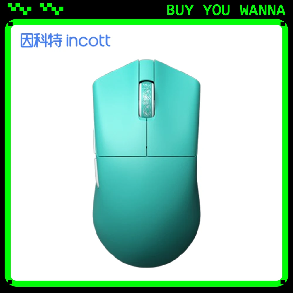 Мышь Incott 029 с тремя режимами, беспроводная мышь Paw3950 Paw3395, 8000 Гц, легкие игровые мыши с низкой задержкой, аксессуары для ПК для FPS Gamer