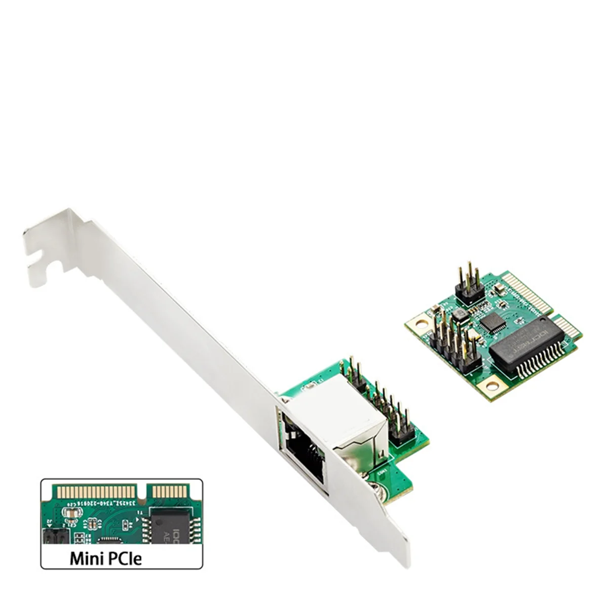 

2025+ Mini PCIe 2,5 ГБ Ethernet-карта Гигабитный сетевой адаптер 2,5 ГБase-T с 1 портами 2500 Мбит/с RJ45 Карта контроллера локальной сети