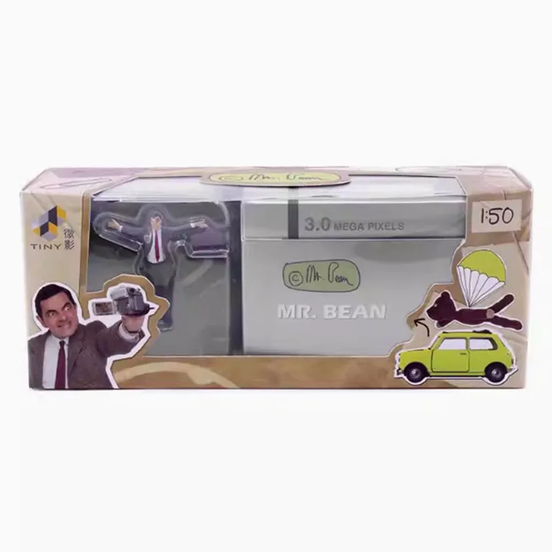 MiniCooper-Ensemble de figurines d'action en alliage avec beurre, modèle de voiture, ornement, collection d'affichage souvenir, cadeau passe-temps, 6cm, 1:50, minuscule