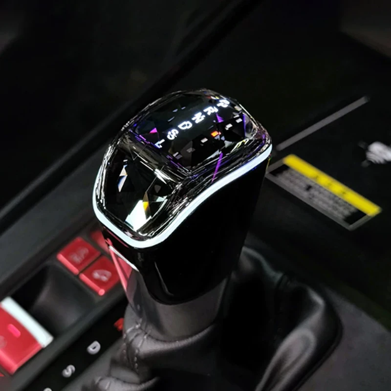 LED Illuminated Crystal Gear Shifter Head Car Interior Modification For Honda CR-V Breeze Accord Integra Civic Fit 2023-2026