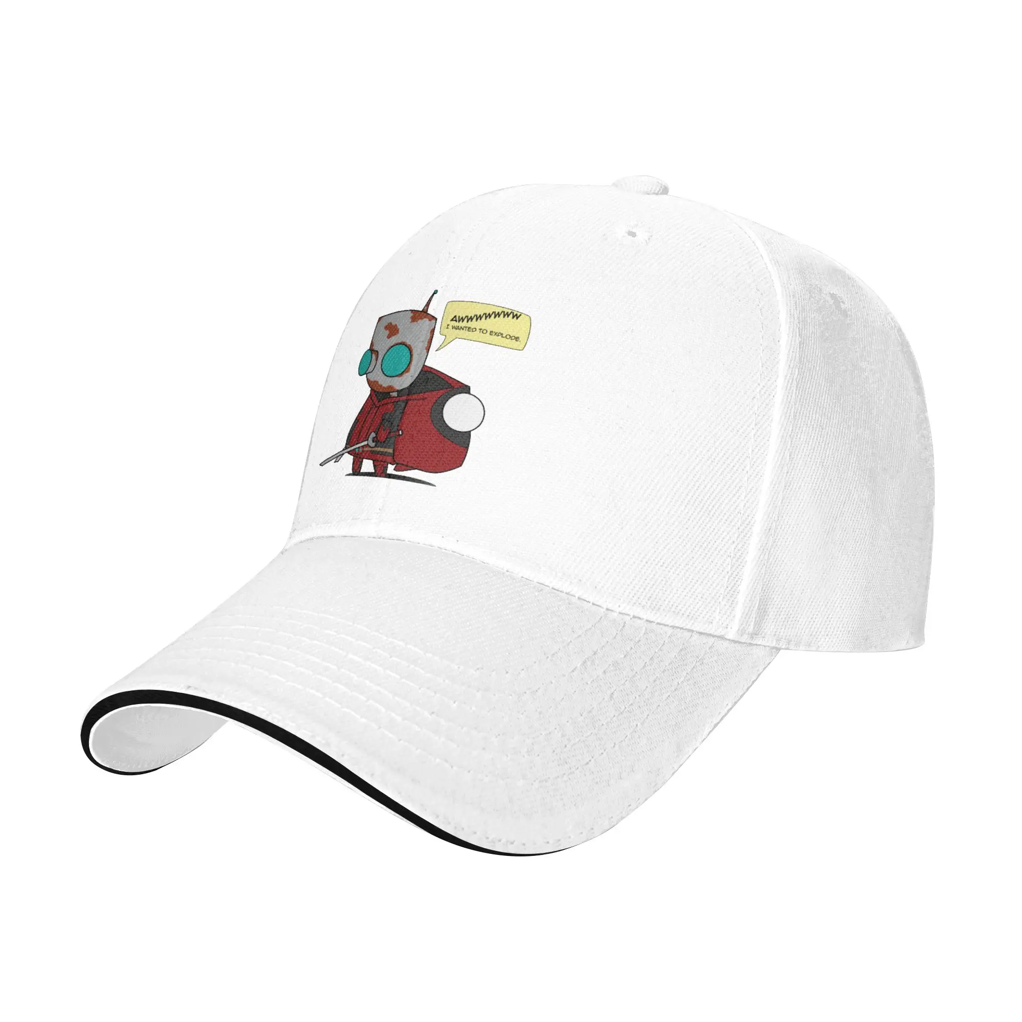 Invader Zim Baseball Caps Casual Gir-Pool Sandwich Hats Unisex Style Adjustable Dad Hat Sport
