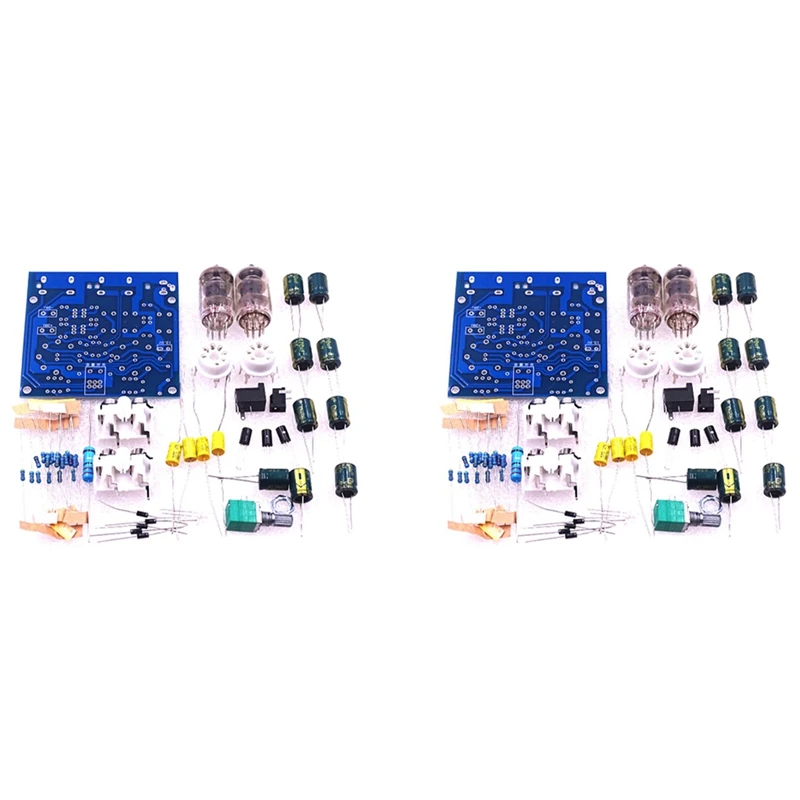 Hot Sale2x AC 12V 1A 6J1 Value Preamp Tube Preamp Amplifier Board Preamplifier Headphone DIY Kits