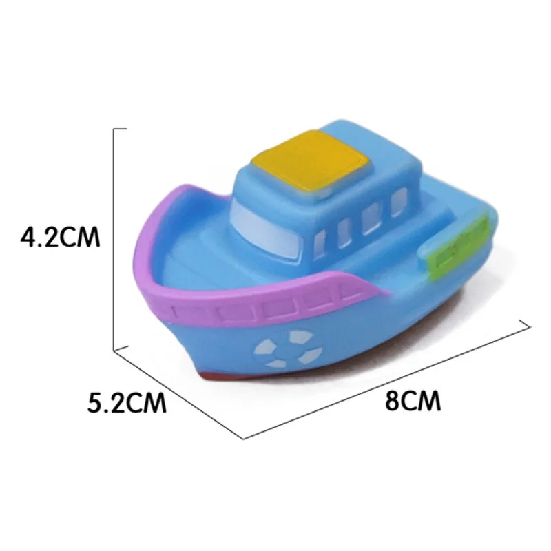 Brinquedo de banho do bebê natação água brinquedos dos desenhos animados de borracha macia carro barco avião flutuador espremer som spray água crianças brinquedos de jogo de água presentes