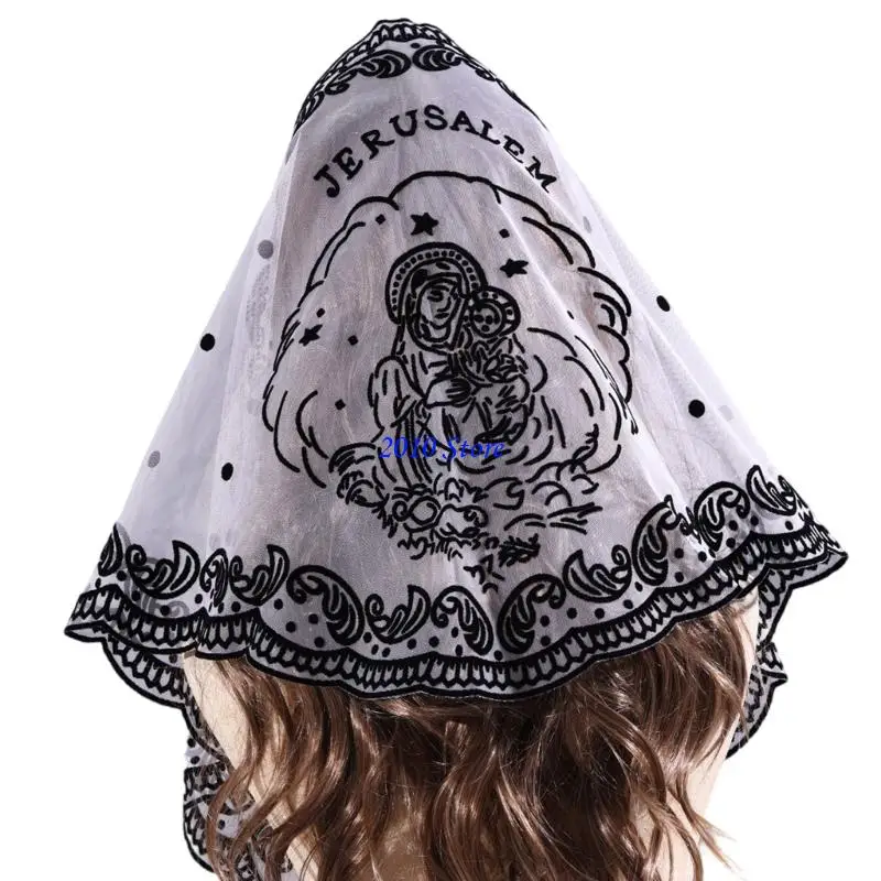 F3MF Sciarpa multifunzionale Foulard compatto in misto poliestere per viaggi d'affari