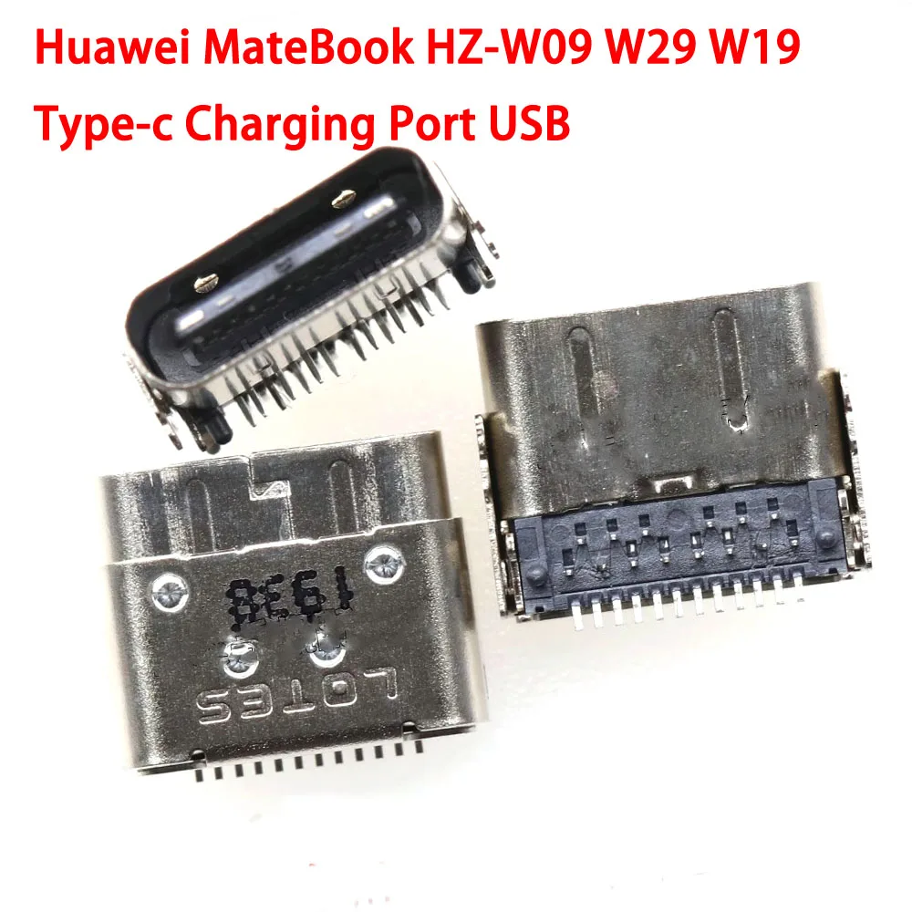 2/10Pcs For Huawei MateBook HZ-W09 W29 W19 Tablet MateB00k W29 Tail Plug TYPE-C Charging Interface Connector