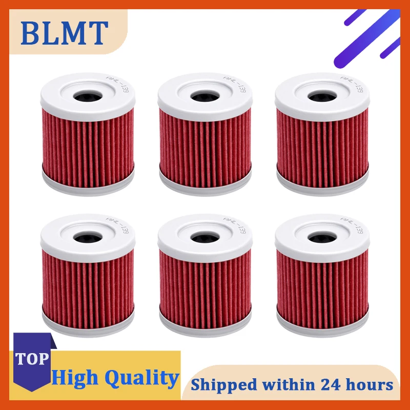 

2/4/6 pcs Motorcycle Oil Filter For Suzuki DRZ400 DRZ400E DRZ400S DRZ400SM DRZ 400 SM Quadracer LTR 450 LTZ400 LTZ 400 Quadsport